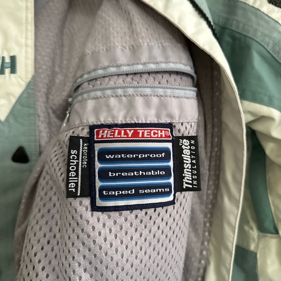 White Helly Hansen Womens EQUIPE Helly Tech Small Ski Coat Warm Jacket - Picture 10 of 15